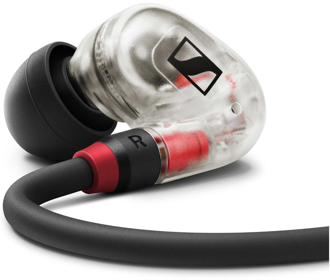 SENNHEISER PHOTO<br/>ECOUTEURS IE 100 PRO TRANSPARENTS