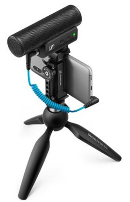 SENNHEISER PHOTO<br/>MICRO MKE 400 + CLAMP + PIED