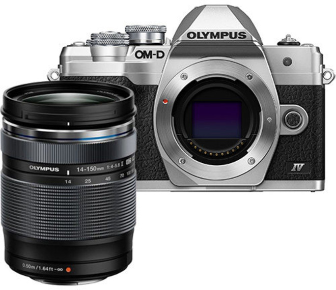 OM SYSTEM<br/>OM-D E-M 10 MK 4 + 14-150 ARGENT