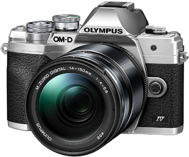 OM SYSTEM<br/>OM-D E-M 10 MK 4 + 14-150 ARGENT