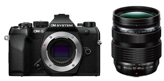 OM SYSTEM<br/>OM-5 MARK II + 12-40/2.8 PRO II NOIR