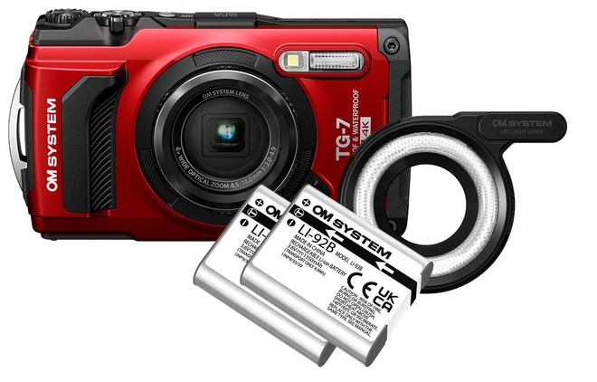 OM SYSTEM<br/>TG-7 MICRO ADVENTURE KIT ROUGE