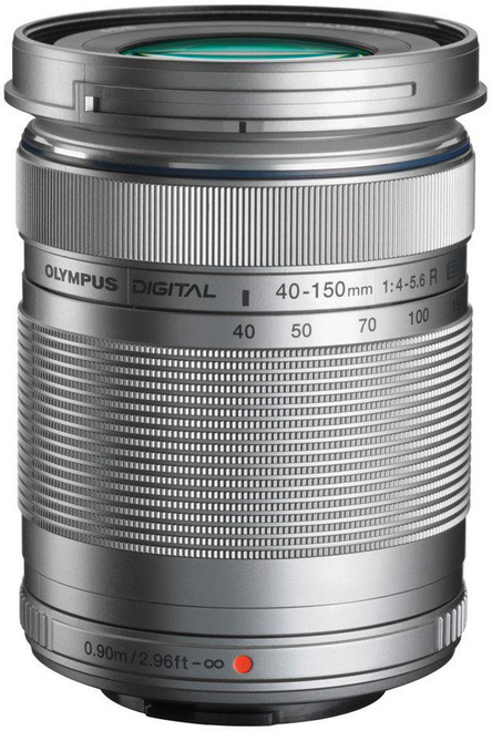 OLYMPUS 40-150/4-5.6 R M.ZUIKO MICRO 4/3 ARGENT