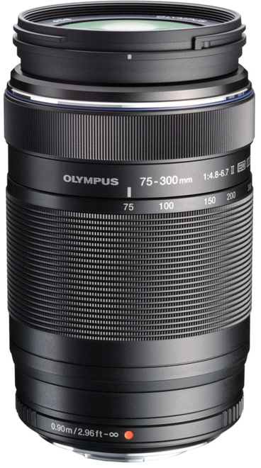 OLYMPUS 75-300/4.8-6.7 II M.ZUIKO MICRO 4/3 NOIR