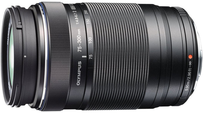OLYMPUS 75-300/4.8-6.7 II M.ZUIKO MICRO 4/3 NOIR