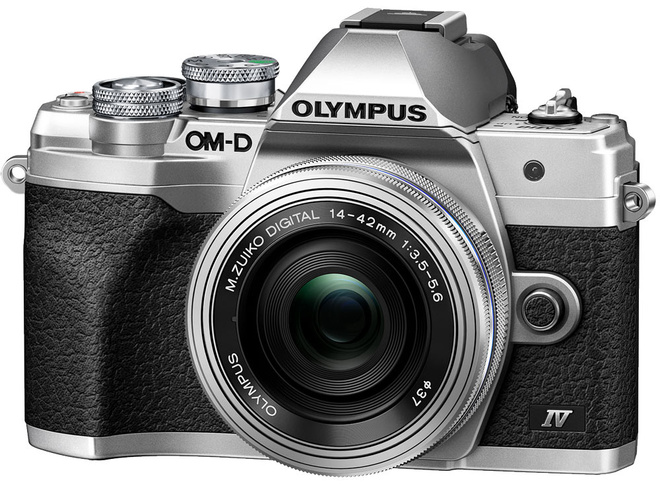 OLYMPUS OM-D E-M10 MARK IV ARGENT PANCAKE