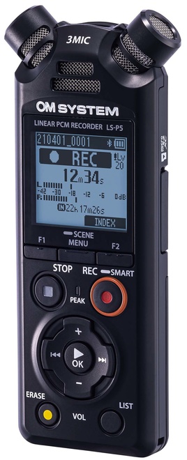 OM SYSTEM<br/>ENREGISTREUR LSP 5 G 1 AUDIO RECORDER