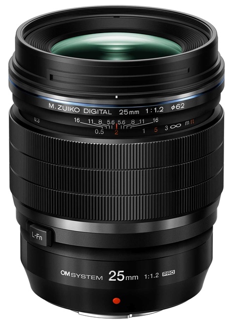 OM SYSTEM<br/>25/1.2 M.ZUIKO ED PRO MICRO 4/3 NOIR OM