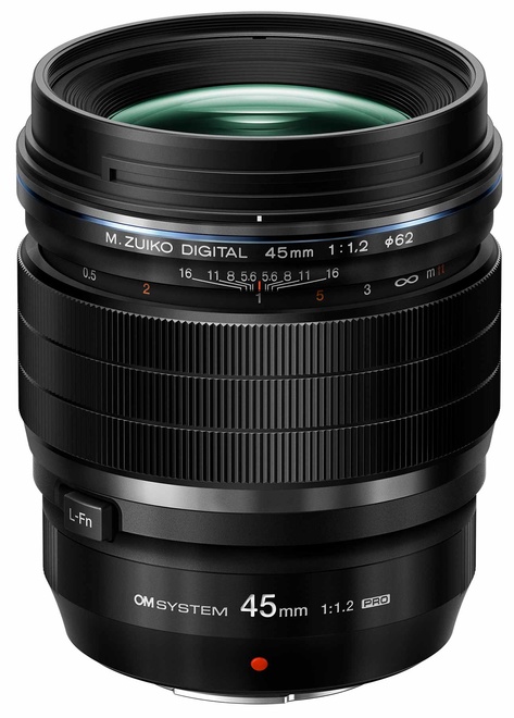 OM SYSTEM<br/>45/1.2 M. ZUIKO ED PRO NOIR