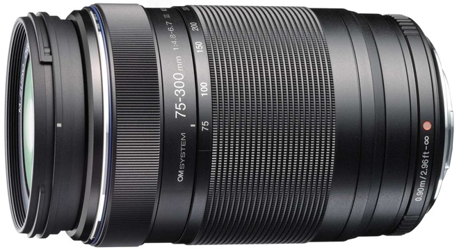 OM SYSTEM<br/>75-300/4.8-6.7 M. ZUIKO MICRO 4/3 NOIR