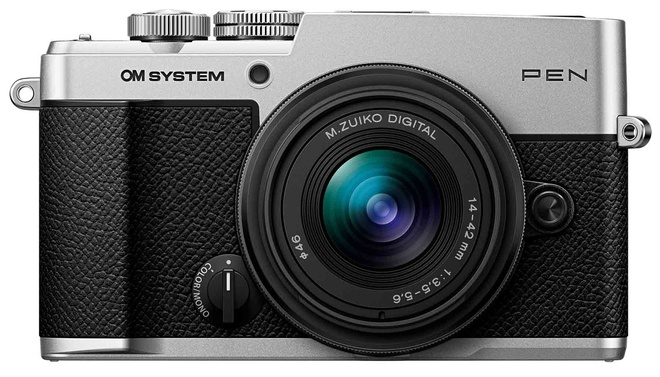 OM SYSTEM<br/>PEN SILVER + 14-42/3.5-5.6 III
