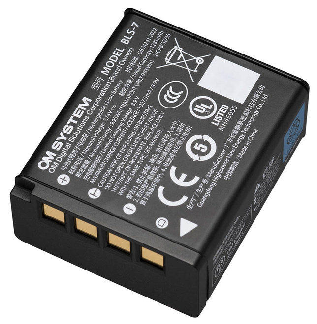 OM SYSTEM<br/>BATTERIE BLS-7 LI-ION POUR OM PEN