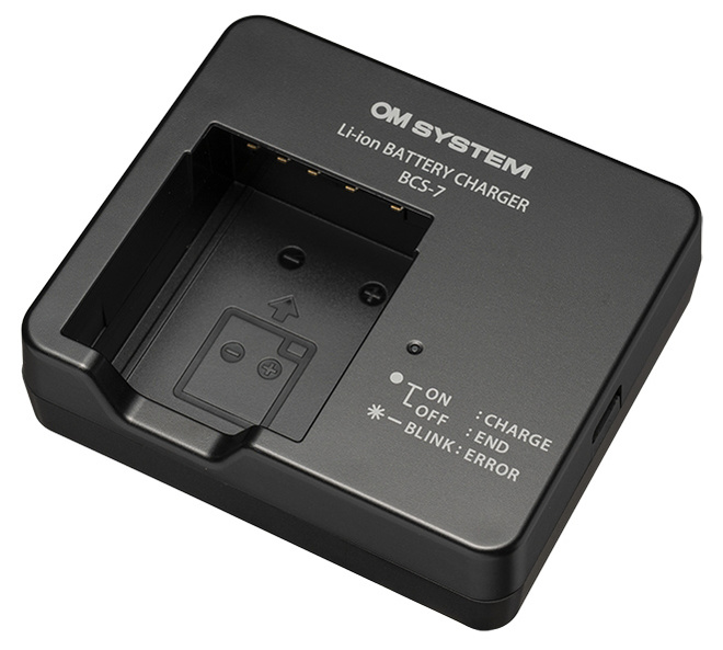 OM SYSTEM<br/>CHARGEUR BCS-7 POUR BLS-7