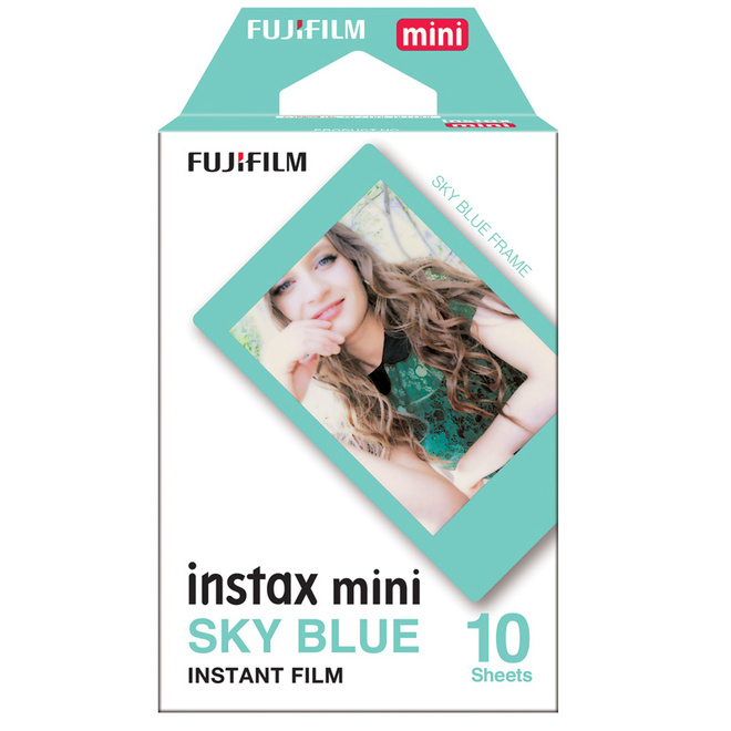 FUJI<br/>FILM INSTAX MINI - COLOR FRAME BLEU