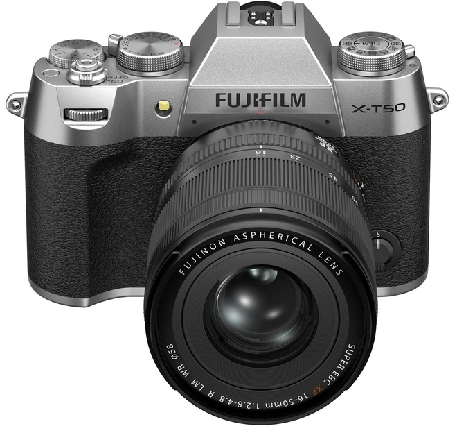 FUJI<br/>X-T50 SILVER + XF 16-50MM