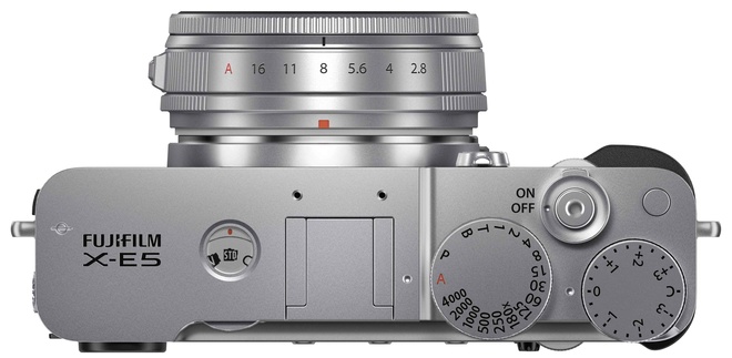 FUJI<br/>X-E5 SILVER + XF 23MM F2.8 R WR