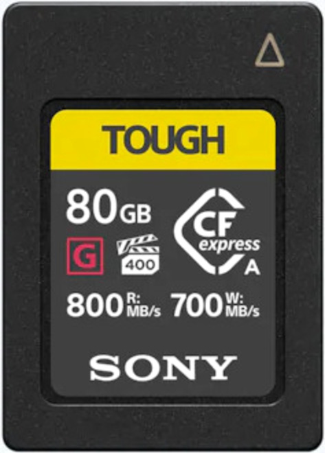 SONY<br/>CFEXPRESS 80GB TYPE A