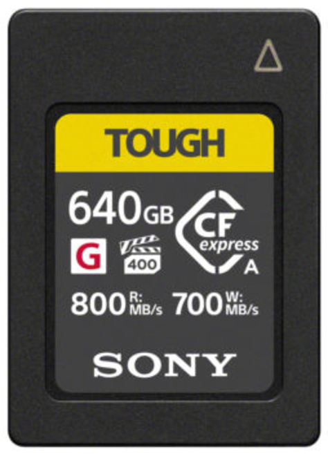SONY CFEXPRESS TOUGH 640GB SERIE G TYPE A