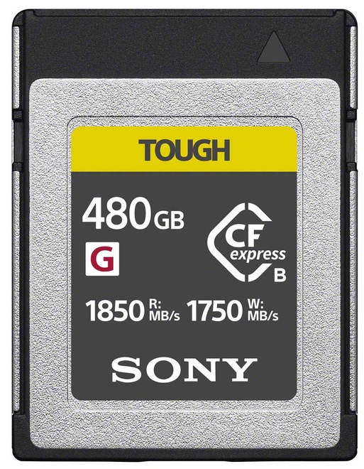 SONY<br/>CF EXPRESS SERIE G 480GB TOUGH