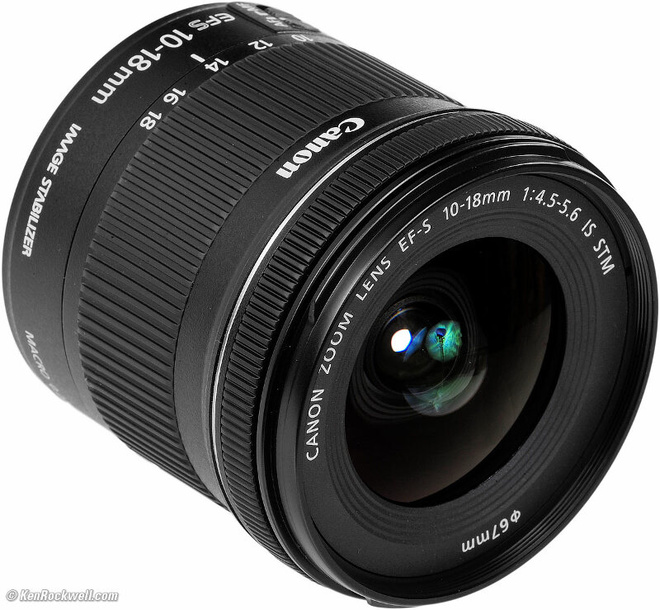 CANON<br/>EF-S 10-18/4.5-5.6 IS STM