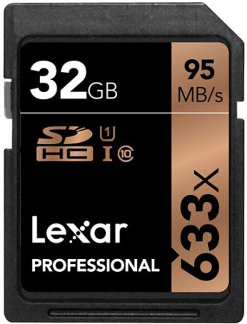 LEXAR SDHC 32GB 633X PRO UHS-I U1 CL 10