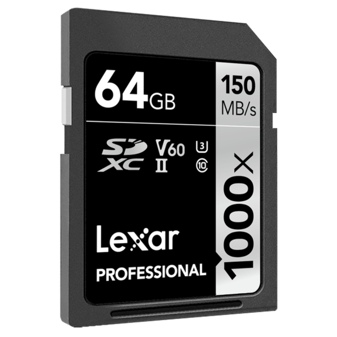 LEXAR SDXC 64GB 1000X PRO USHII U3 CL10
