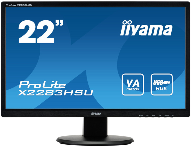 IIYAMA<br/>22.VA LED.FHD.HDMI.DVI.DISP.HUB USB.
