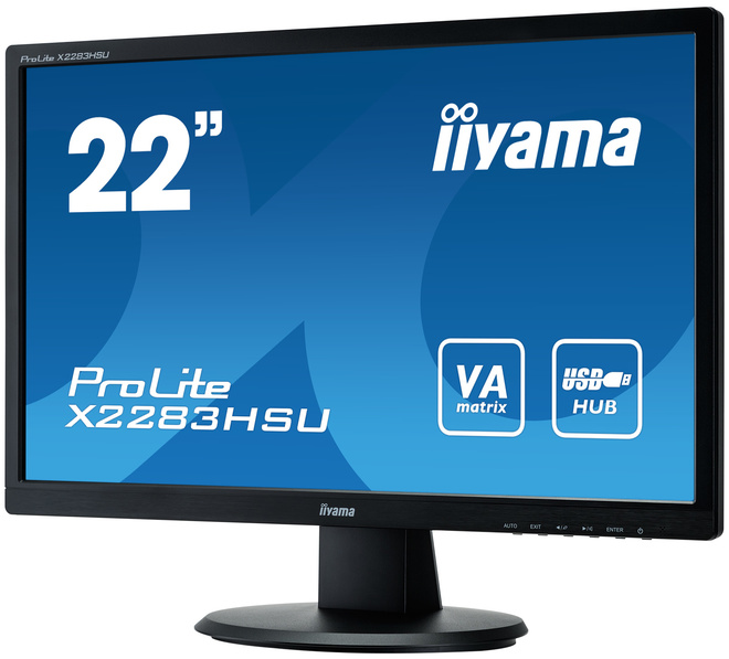 IIYAMA<br/>22.VA LED.FHD.HDMI.DVI.DISP.HUB USB.
