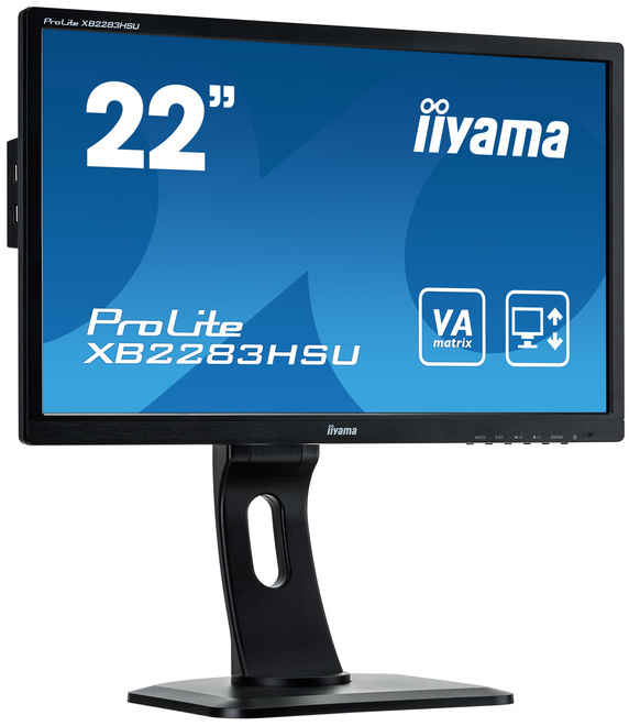 IIYAMA<br/>22.va led fhd/dvi/dis.hub.usb.