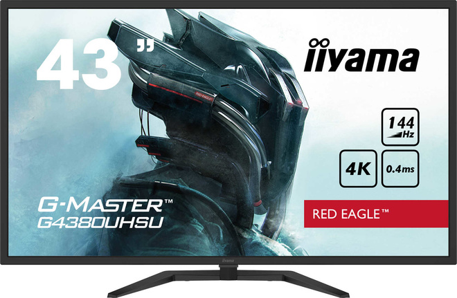 IIYAMA 43.g master.red eagle.4k.0,4ms.144hz.