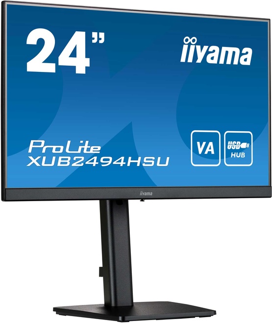 IIYAMA<br/>24.va.1920x1080.hub.usb.regl haut.