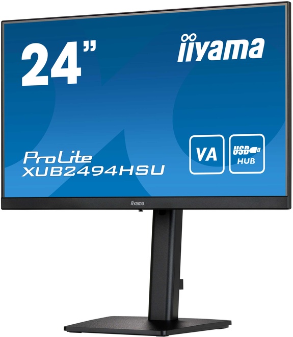 IIYAMA<br/>24.va.1920x1080.hub.usb.regl haut.