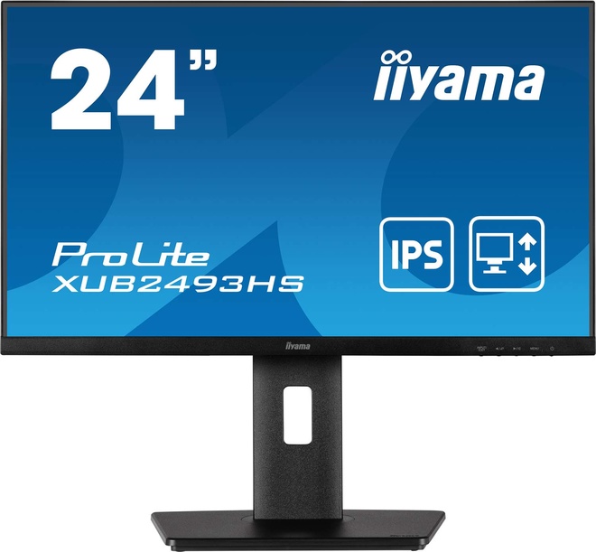 IIYAMA<br/>24.IPS ultra mince.reglable haut.