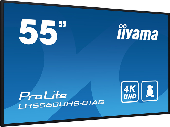 IIYAMA<br/>55p.4k.uhd.24/7.support mur.paysag/portr