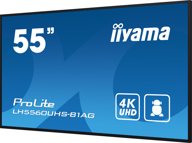 IIYAMA<br/>55p.4k.uhd.24/7.support mur.paysag/portr