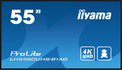 IIYAMA<br/>55p.4k.uhd.24/7.support mur.paysag/portr