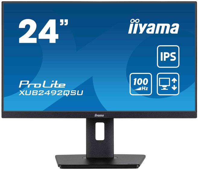 IIYAMA<br/>24.ips.2560x1440.100hz.regl haut.