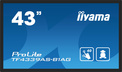 IIYAMA<br/>43.tactile 4K UHD.dalle va.antireflet.