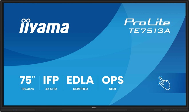 IIYAMA<br/>75.tactile.ips.3840x2160.