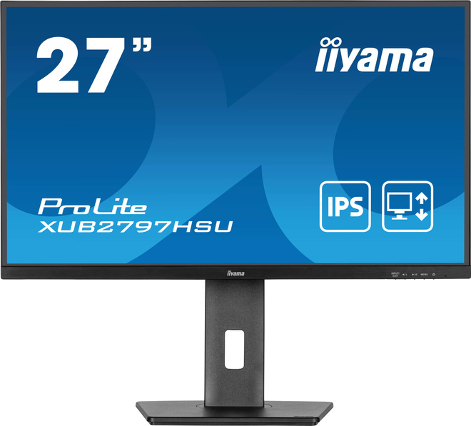 IIYAMA<br/>27.ips.1920x1080.100hz.regl haut dp.