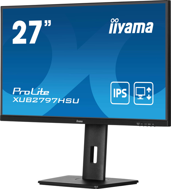 IIYAMA<br/>27.ips.1920x1080.100hz.regl haut dp.