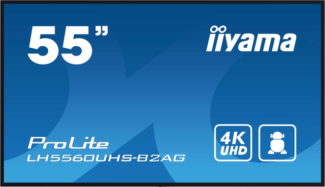 IIYAMA<br/>55p.4k.uhd 24/7paysage/portrait.