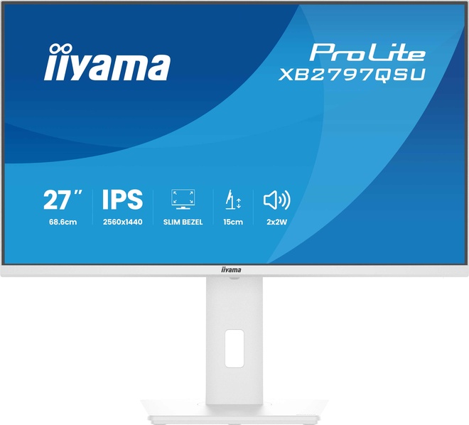 IIYAMA<br/>27.ips.2560x1440.75hz.reg haut.