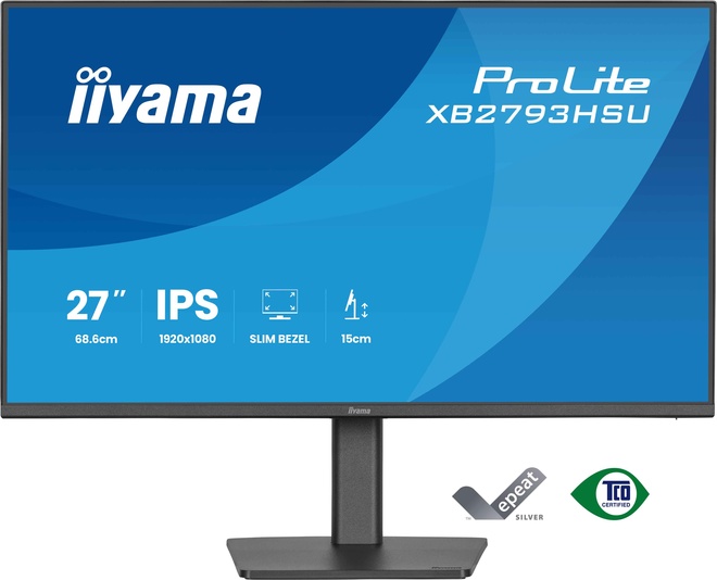 IIYAMA<br/>27.ips.1920x1080.120hz.pied regl.