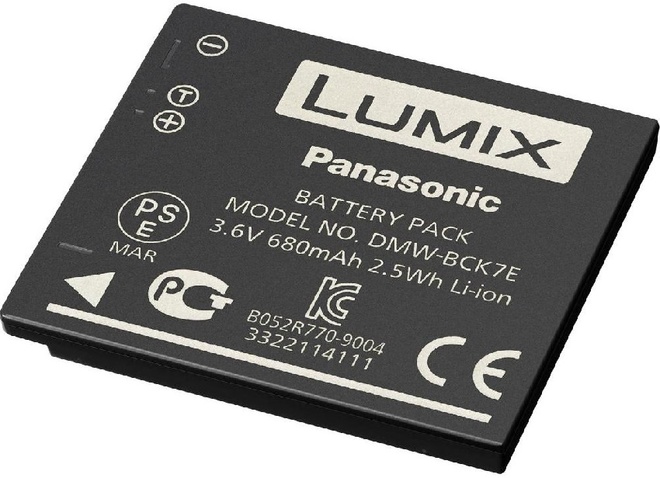 PANASONIC<br/>BATTERIE DMW-BCK7E