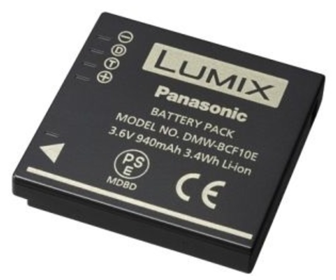 PANASONIC<br/>BATTERIE DMW-BCF10E