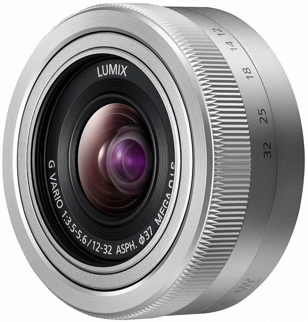 PANASONIC<br/>12-32/3.5-5.6 MEGA OIS ARGENT