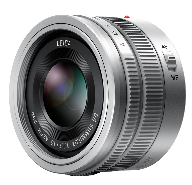 PANASONIC<br/>15/1.7 DG SUMMILUX MICRO 4/3 ARGENT