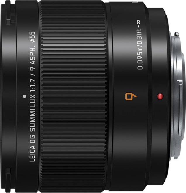 PANASONIC<br/>9/1.7 LEICA DG SUMMILUX MICRO 4/3 NOIR