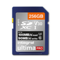 INTEGRAL SDXC  256GB V30 4K  100/90MB
